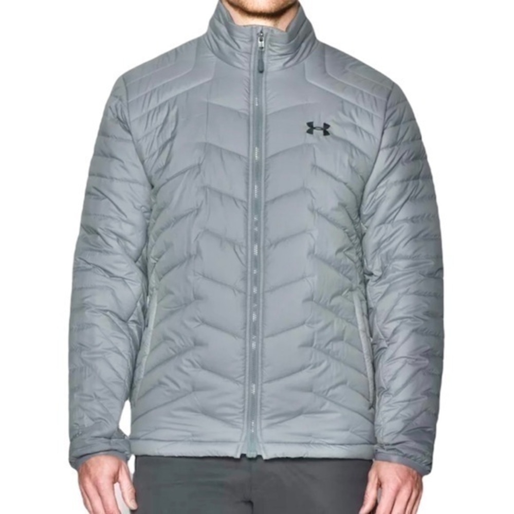 Under Armour Coldgear Reactor Gray Windbreaker Jacket‎